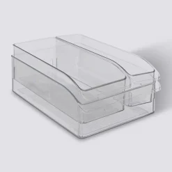 3 bacs de rangements réfrigérateur, Transparent