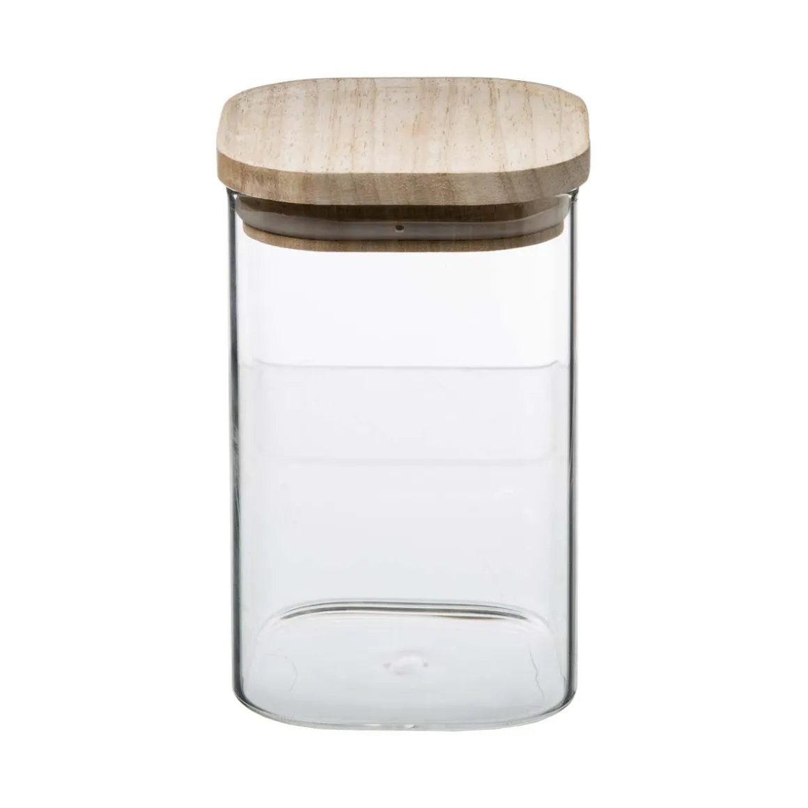 3 bocaux verre empilables couvercle bois