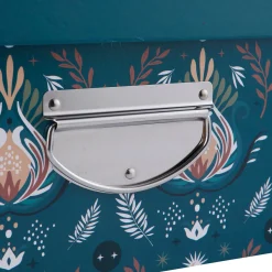 6 boites de rangement, Bleu prétole
