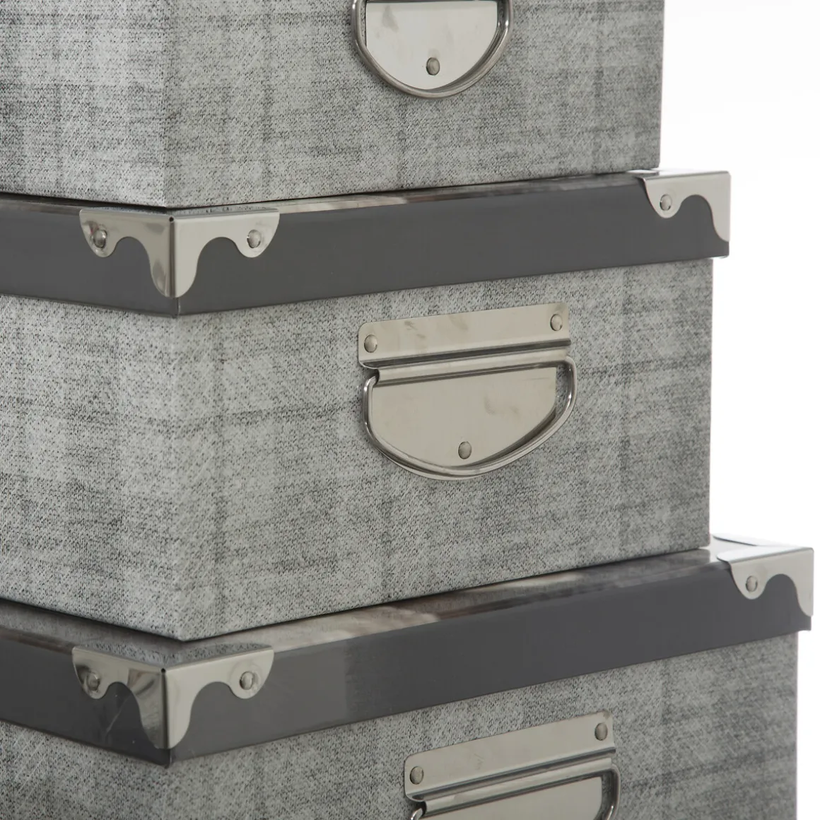 6 boites de rangement, Multicolore