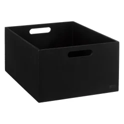 3 boîtes couvercle bambou, Noir