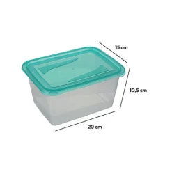 2 boîtes de conservation, 2L