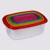 6 boîtes de conservation plastique