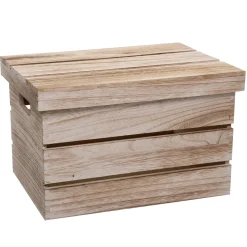 3 boîtes de rangement en bois
