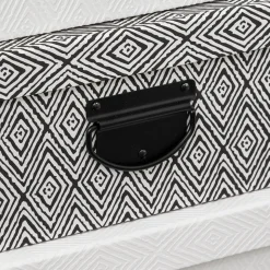 4 boîtes de rangement, Noir et blanc