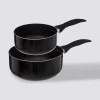 2 casseroles Aluminium forgé, 16/20 cm