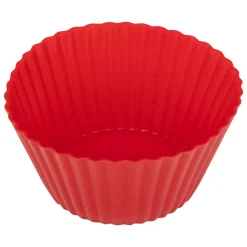 6 moules à muffins, Silicone