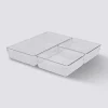 3 organisateurs plastique, Transparent