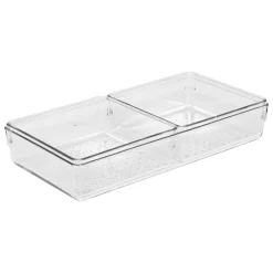 3 organisateurs plastique, Transparent