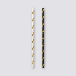 100 pailles en papier kraft