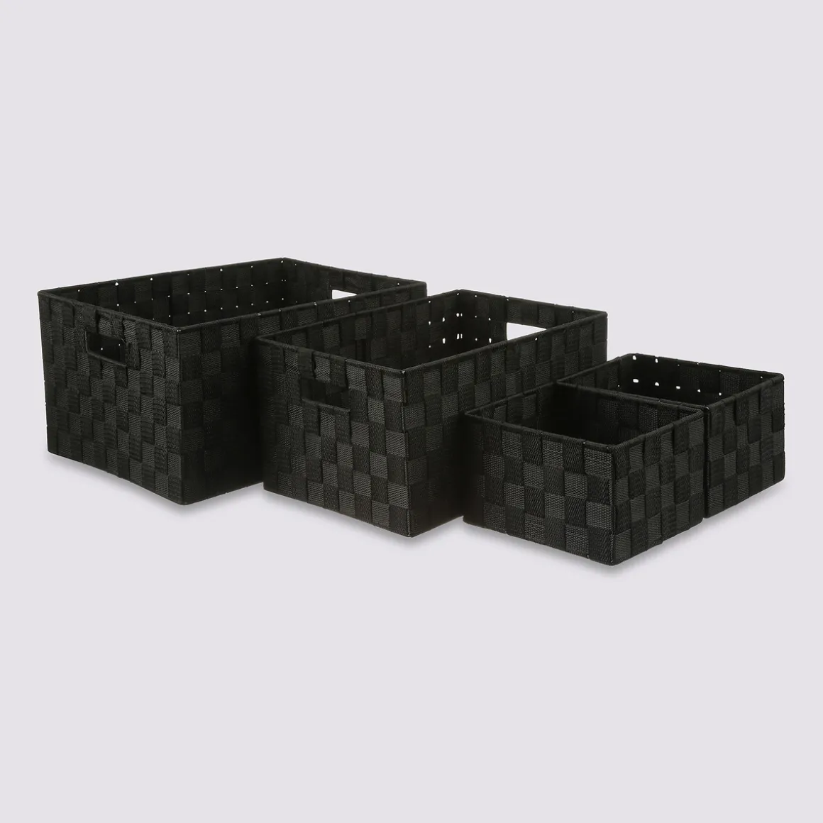 4 paniers bisauté, Noir