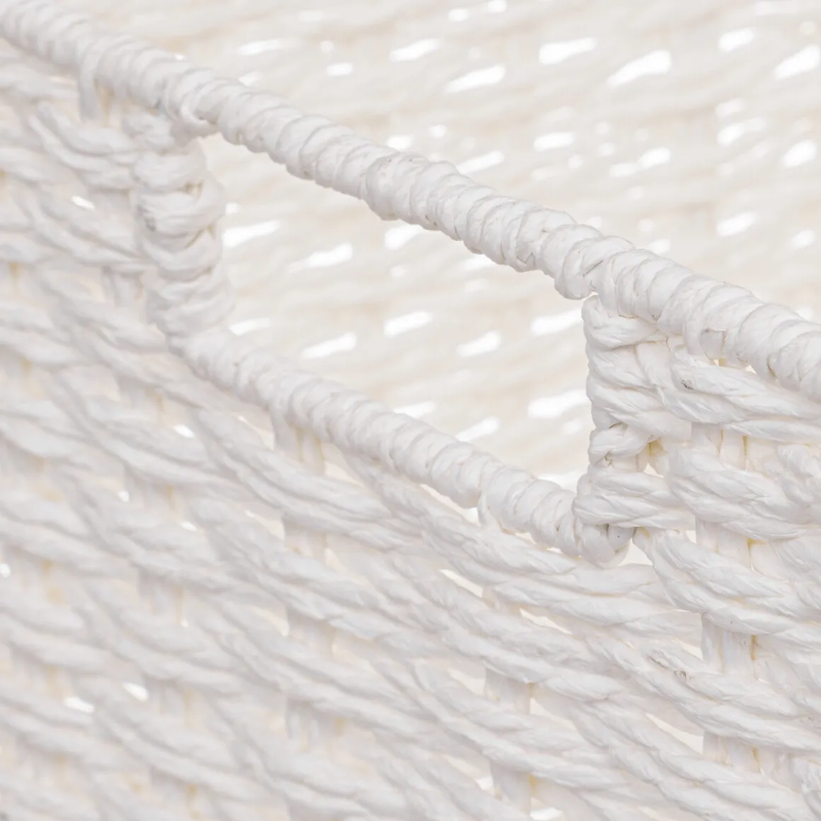 4 paniers de rangement, Blanc