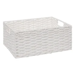 4 paniers de rangement, Blanc