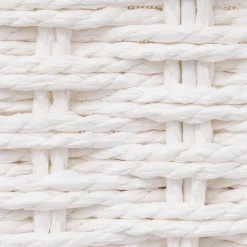 2 paniers de rangement, Blanc