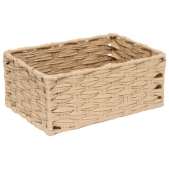 3 paniers tressées, Beige