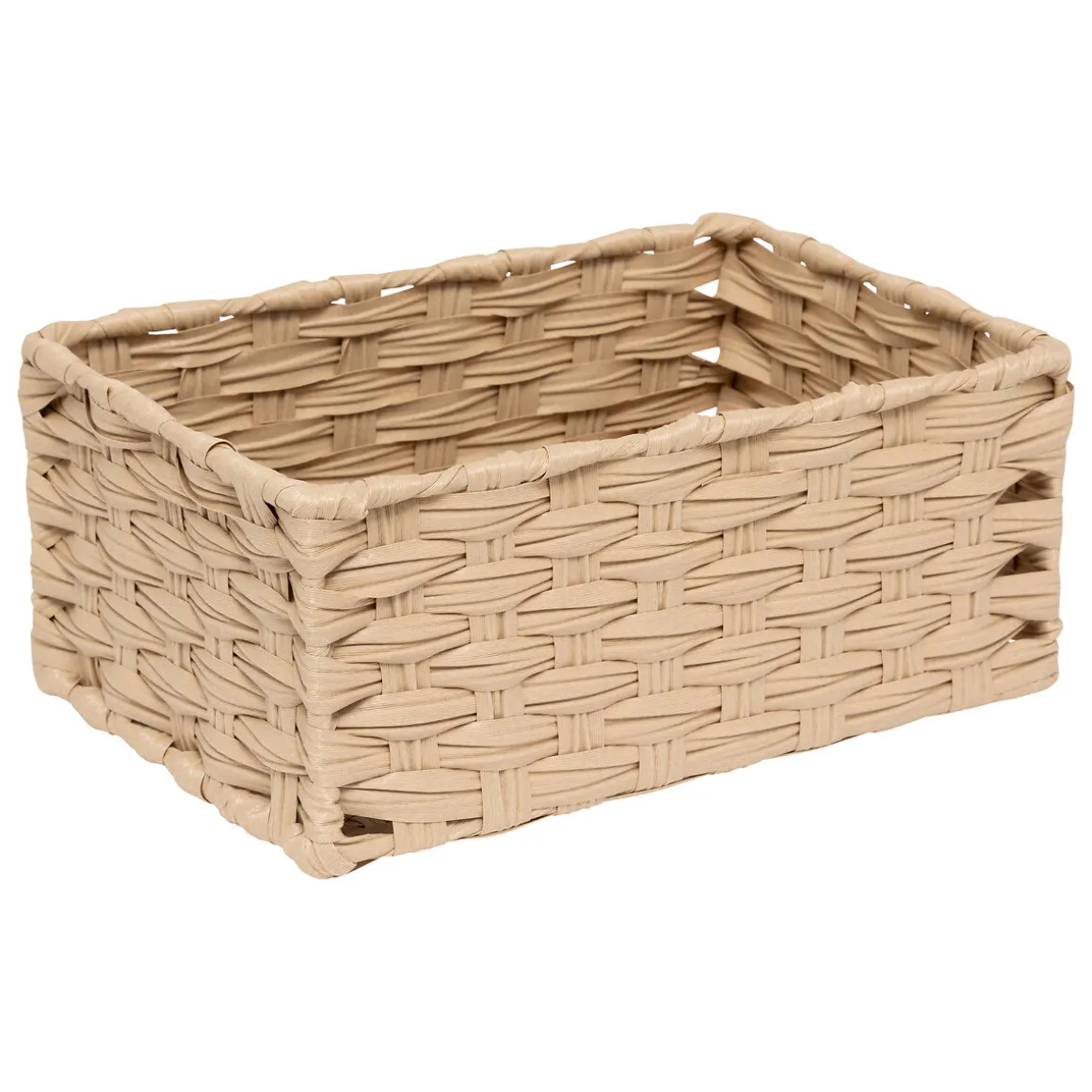 3 paniers tressées, Beige