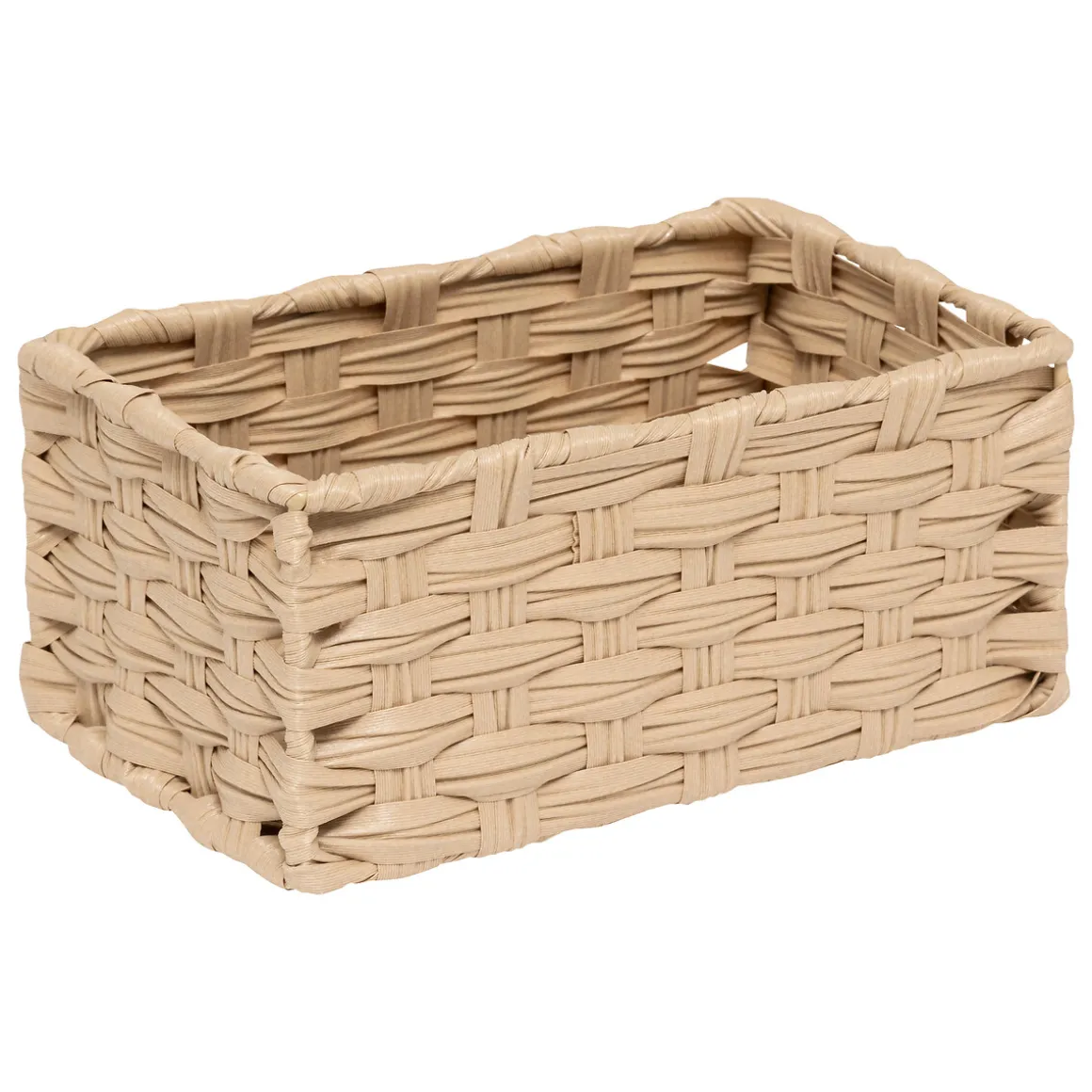 3 paniers tressées, Beige