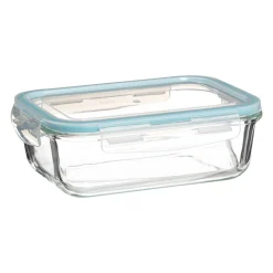 3 petites boîtes rect de conservation verre
