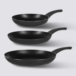 3 poêles aluminium, 20/24/28 cm