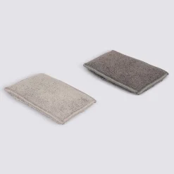2 éponges microfibres, Gris