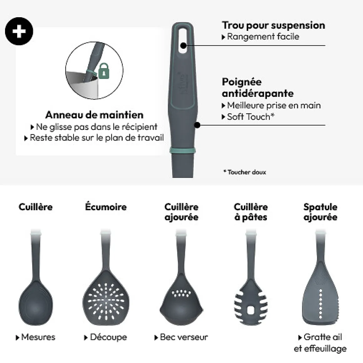 5 ustensiles de cuisine