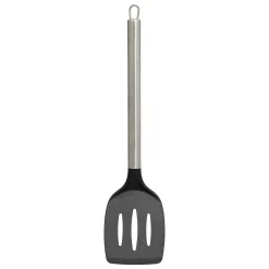 5 ustensiles de cuisine + pot de rangement, Inox