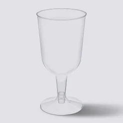 12 verres à vin réutilisables 15cl, Transparent