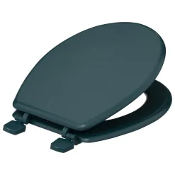 Abattant WC Bois, Bleu pétrole