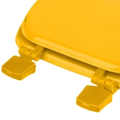Abattant WC Bois laqué, Jaune