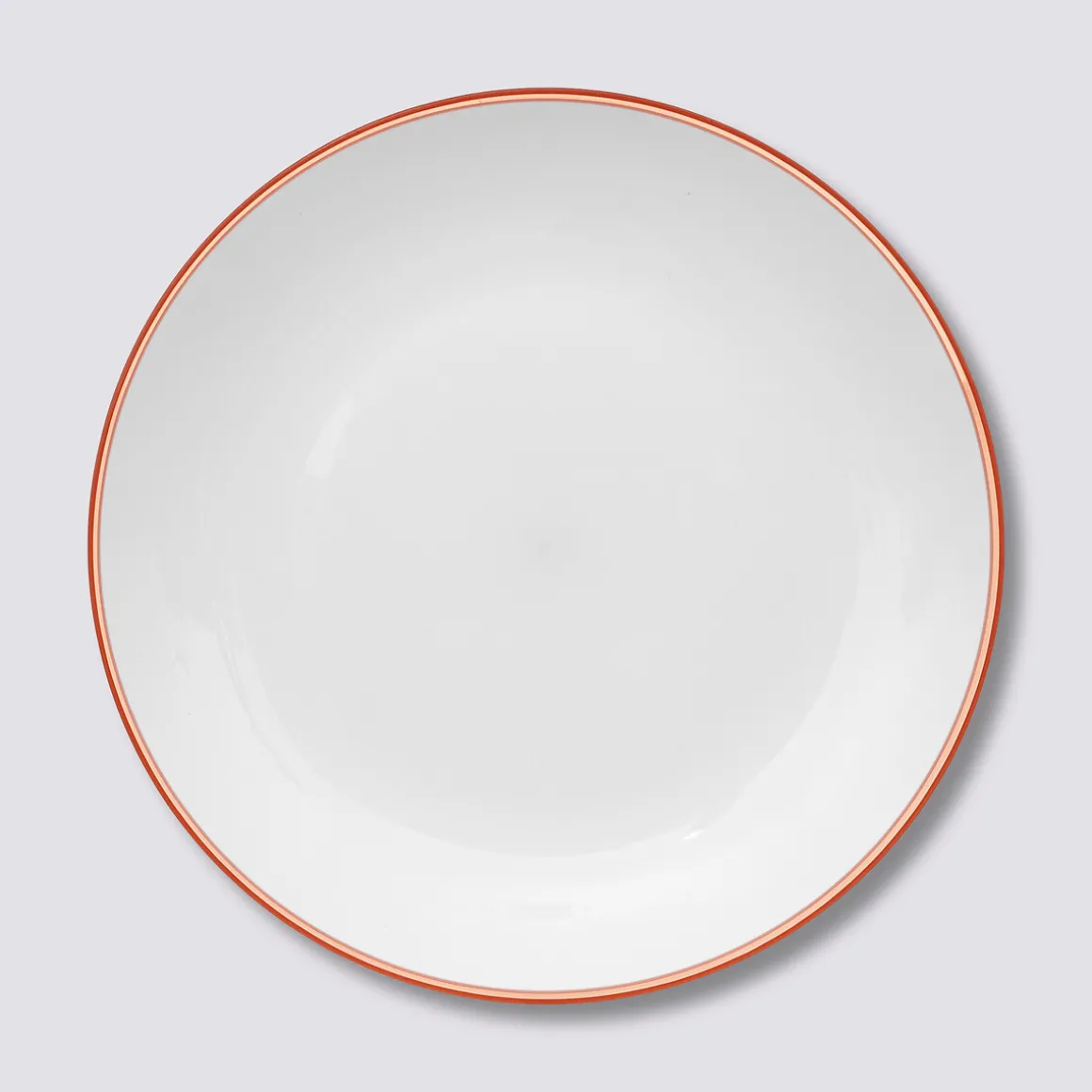 Assiette 25 cm, Rose nacarat