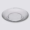 Assiette martelée 27cm, Transparent