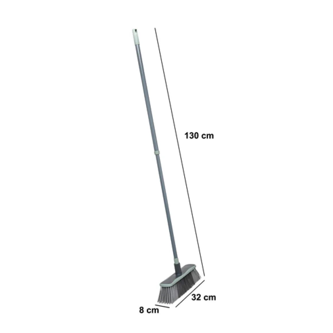 Balai antichoc téléscopique, H. 130 cm