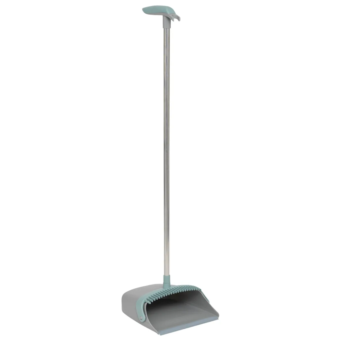 Balai et pelle pivotant, Gris et bleu