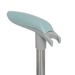 Balai et pelle pivotant, Gris et bleu