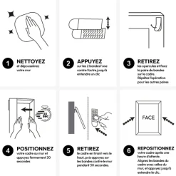 Bande de fixation murale sans perçage