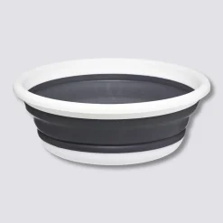 Bassine retractable 8L - Blanc, Gris clair