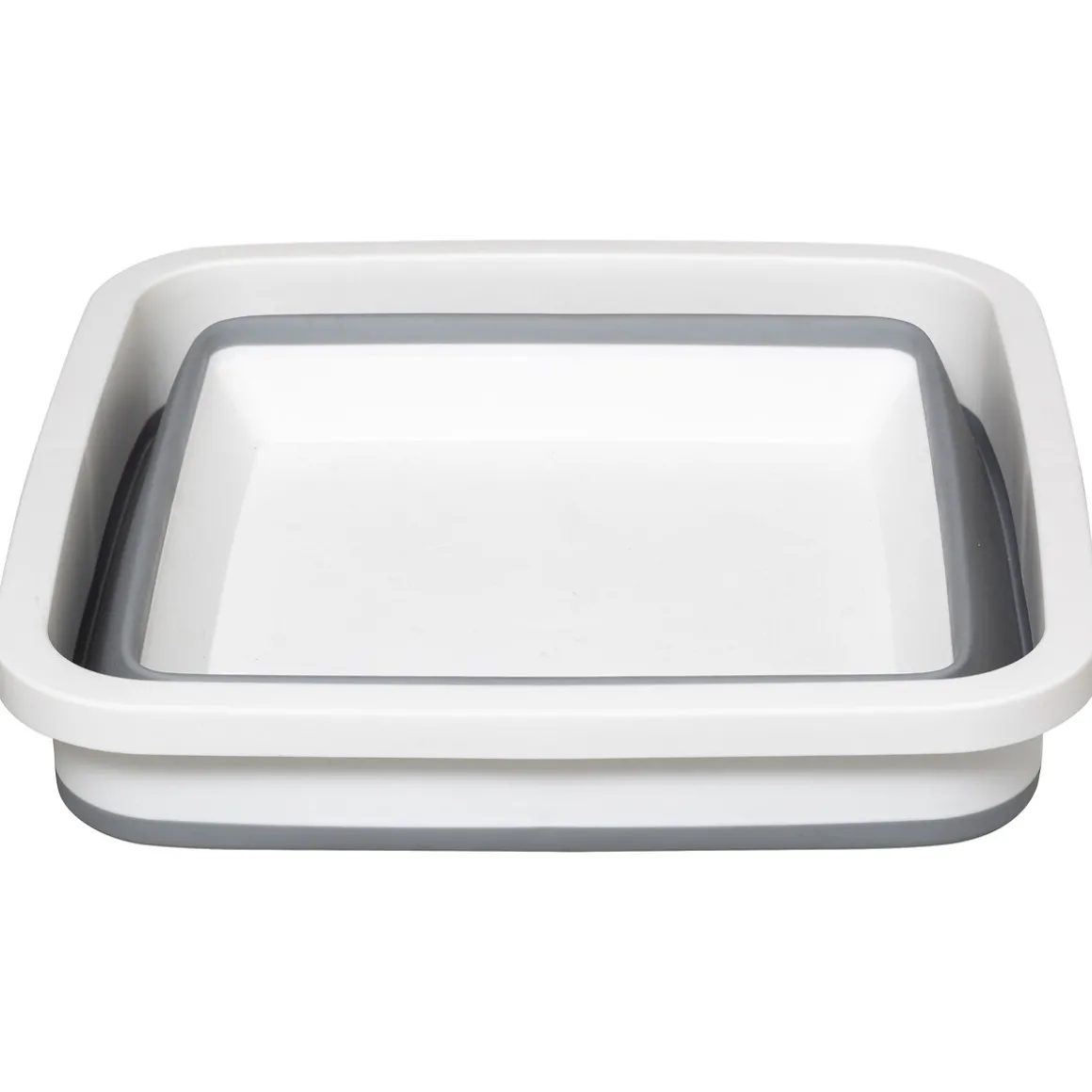 Bassine retractable 8L - Blanc, Gris
