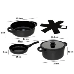 Batterie de cuisine, 24 cm