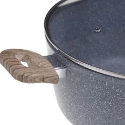 Batterie de cuisine en aluminium forgé, 4 pièces + 6 protections
