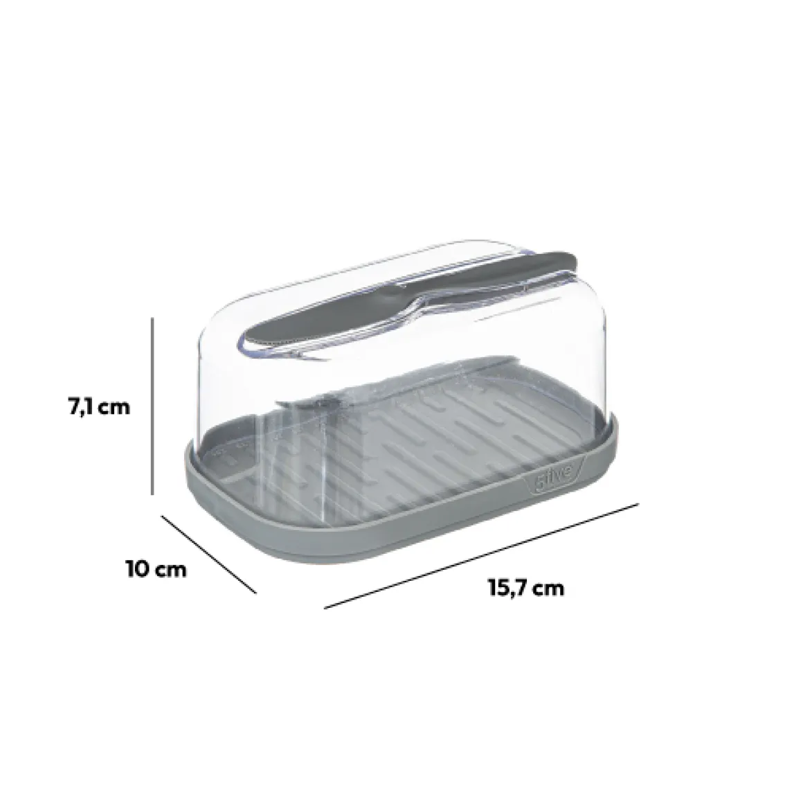 Beurrier avec couteau, Gris