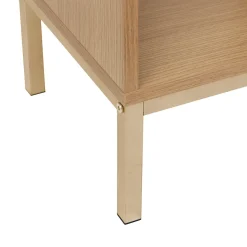 Bibliothèque 8 cases, Effet bois naturel