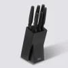 Bloc 6 couteaux, Noir