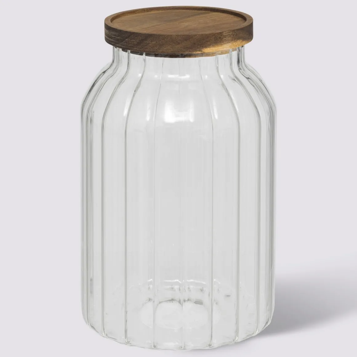 Bocal en verre 3L, Acacia