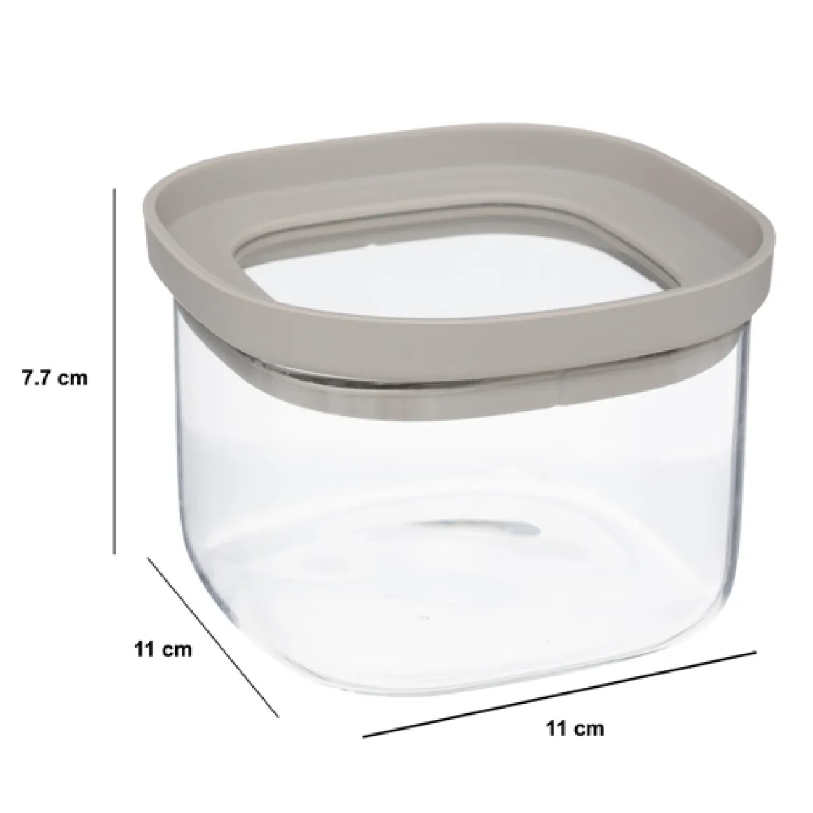 Bocal verre avec couvercle hermétique 0,4L