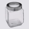 Bocal verre couvercle contour acier 1,2L