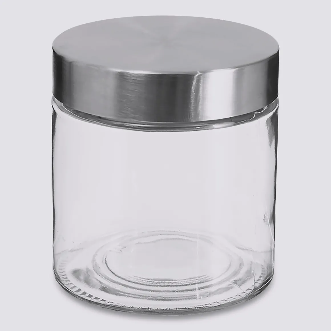 Bocal verre couvercle inox 0,75L