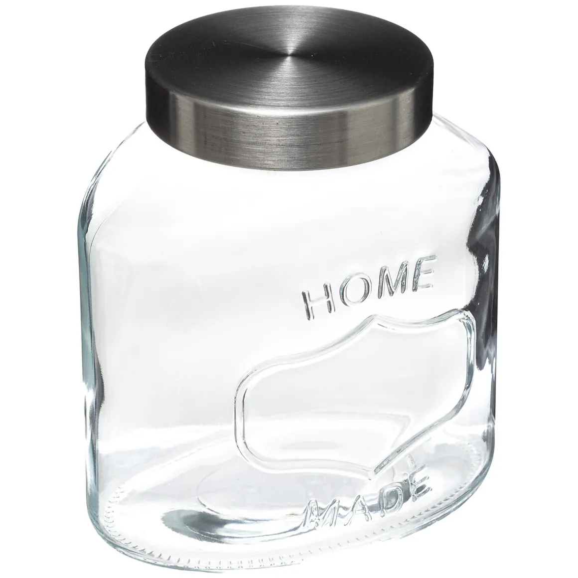 Bocal verre couvercle inox 2,5L