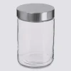 Bocal verre couvercle inox 1,2L