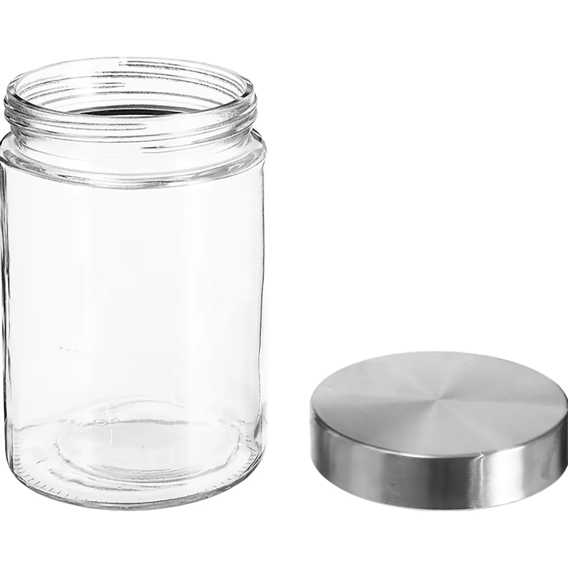 Bocal verre couvercle inox 1,2L