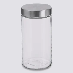 Bocal verre couvercle inox 1,7L